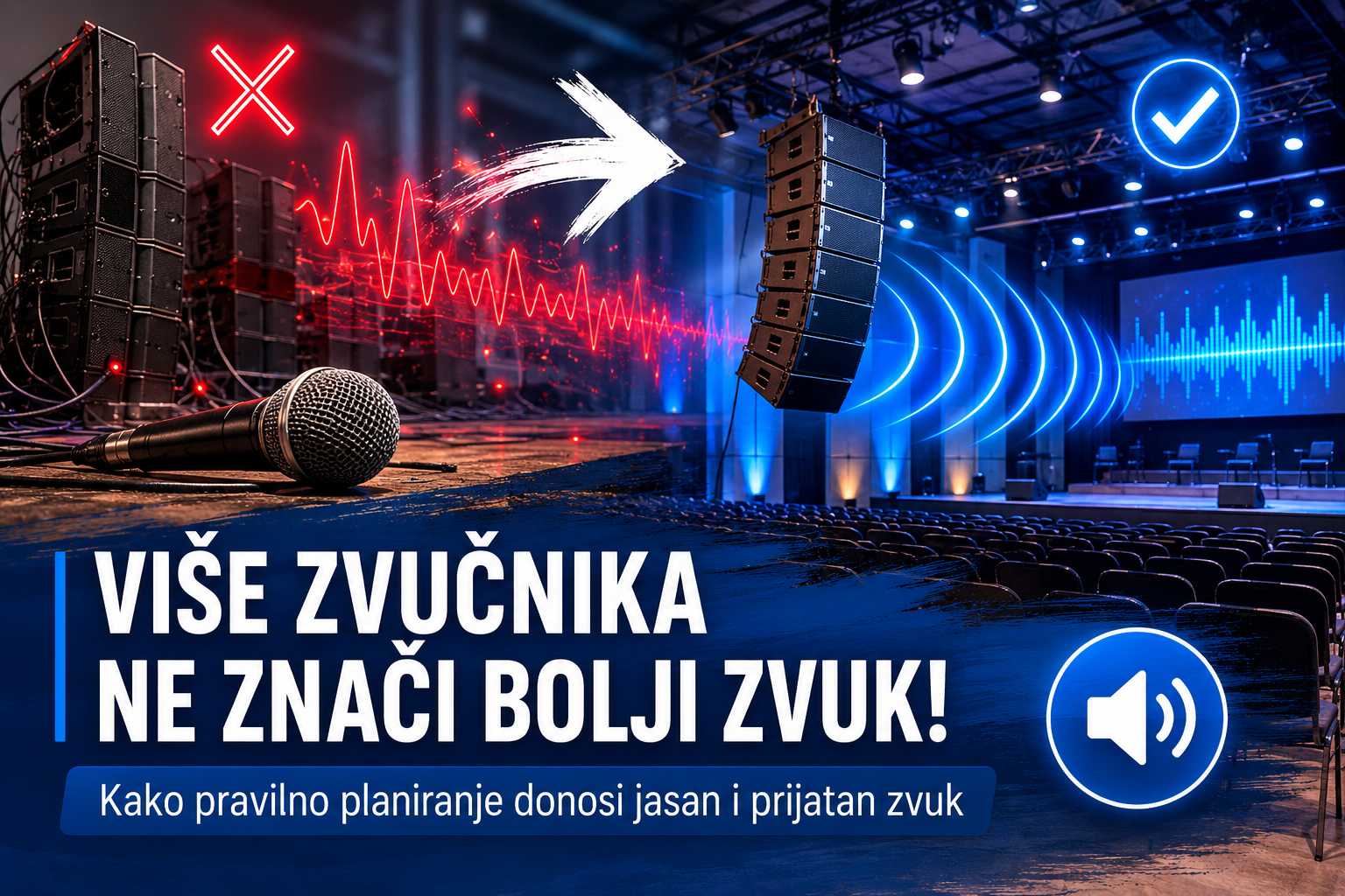 Zašto više zvučnika često znači gori zvuk